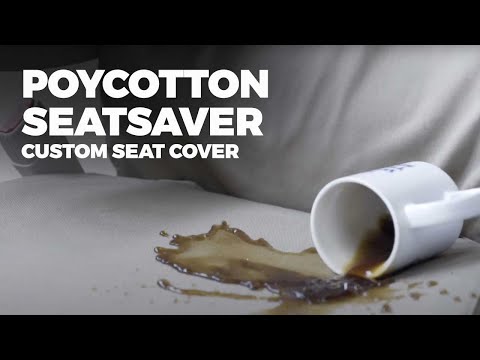 Covercraft 22-23 Toyota Tundra Polycotton SeatSaver Custom Front Row Seat Covers - Grey (SS2589PCGY)