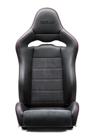 Asiento Sparco SPX Edición Especial Negro/Rojo con Carcasa de Carbono Brillo - Izquierdo