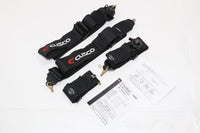 Cusco Black 3 Inch 4 Point Racing Harness w/ Eyebolts (7/16-20UNF Thread)