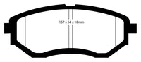 EBC Redstuff Ceramic Low Dust Front Brake Pads for Subaru Legacy and WRX 2005-2007