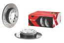 Brembo 02-06 Acura RSX/04-11 Honda Civic/11-15 CR-Z Front Premium Xtra Cross Drilled UV Coated Rotor (09.5457.3X)