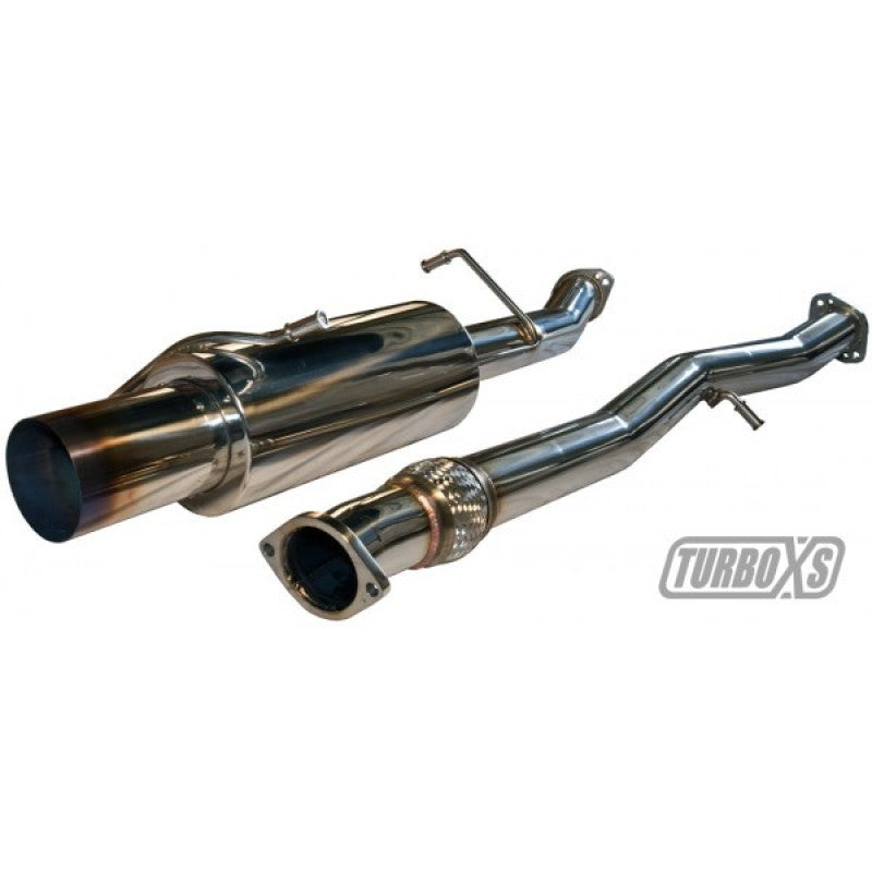 Turbo XS 02-07 Subaru WRX/STi Catback Exhaust System with Bluetipped Exhaust Tips