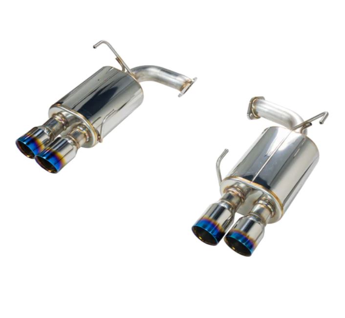 Remark 2022+ Subaru WRX VB Axle Back Exhaust w/Burnt Stainless Steel Dual Wall Tip (RO-TTVB-DM)