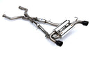 Invidia 2022+ Nissan Z 70mm Gemini Cat Back Exhaust - Single Layer Black Tip (HS22N4Z7GM1SBL)