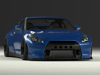 Pandem 09+ Nissan GT-R R35 Pandem Labio Delantero Carbono Seco