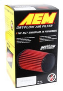AEM Induction 2.75-inch Dryflow Universal Clamp-On Air Filter with 9-inch Element