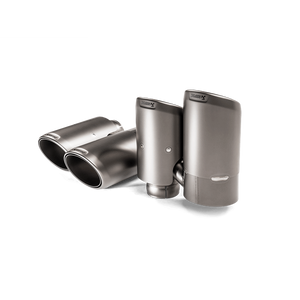 Akrapovic Titanium Tail Pipe Set for 2018-2020 Porsche Cayenne V6 | Part AKRTP-T/S/23