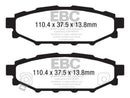 EBC Redstuff Ceramic Low Dust Rear Brake Pads for Subaru Legacy and BRZ – Part Number ebcDP31584C