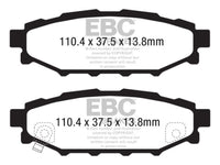 EBC Redstuff Ceramic Low Dust Rear Brake Pads for Subaru Legacy and BRZ – Part Number ebcDP31584C