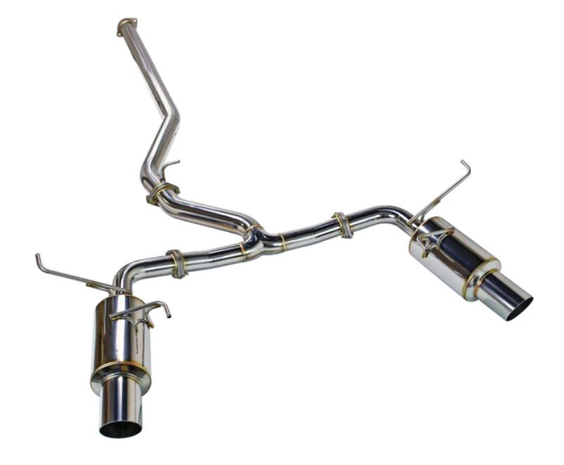 REMARK 2022+ Subaru WRX VB Catback Exhaust - Dual R1 Spec Stainless (Non-Resonated) (RK-C2076S-03)