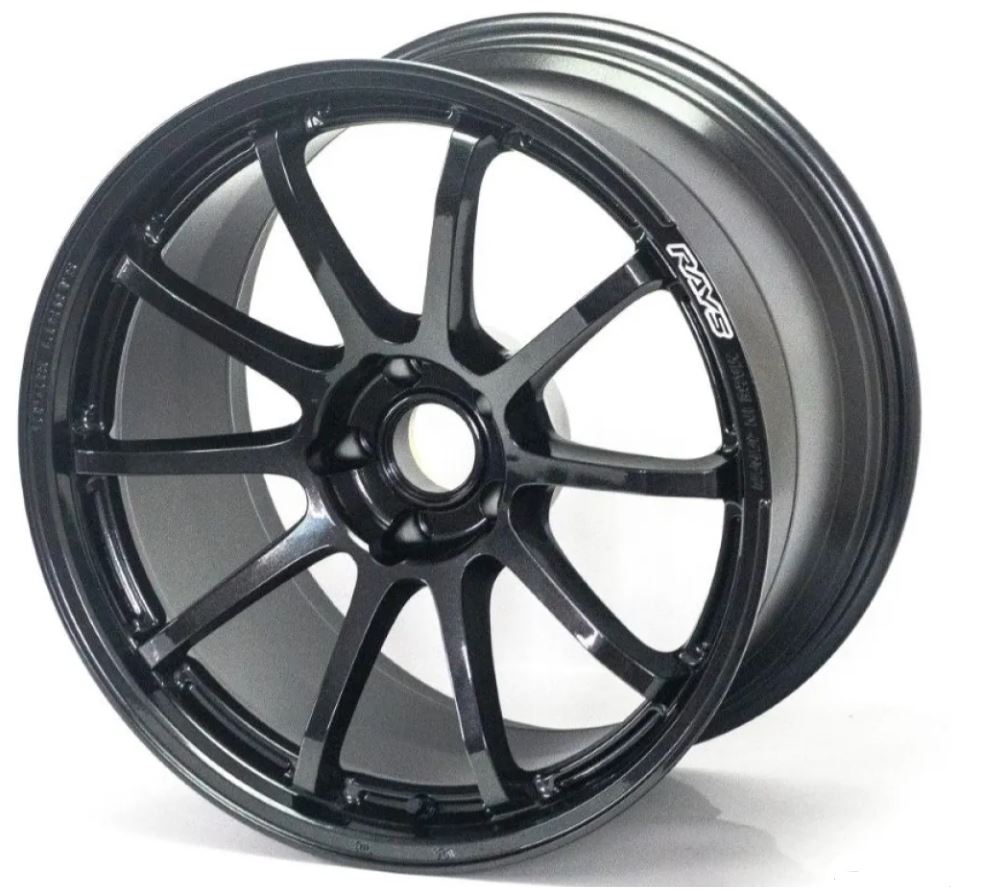 Gram Lights 57NR 18X8.5 +38 5-114.3 Glass Black Wheel (WGNV38E6NJ)