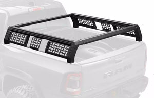 RealTruck 16-24 Toyota Tacoma 5ft. Bed GoRack Overland Truck Rack - Black (9350101)