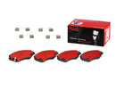 Brembo 13-15 Acura ILX/12-21 Honda Civic/03-17 Accord Premium NAO Ceramic OE Equivalent Pad (P28035N)