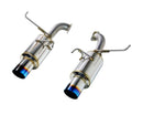 REMARK 2022+ Subaru WRX VB Axleback Exhaust - Dual R1 Spec Burnt Stainless (RO-TTVB-R1D)