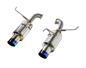 REMARK 2022+ Subaru WRX VB Axleback Exhaust - Dual R1 Spec Burnt Stainless (RO-TTVB-R1D)
