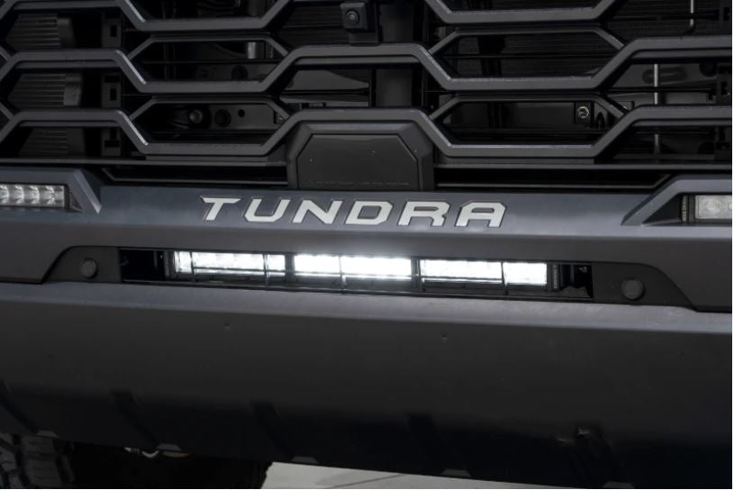 Kit de barra de luces para parachoques Toyota Tundra Stealth 2022 de Diode Dynamics - Combo blanco