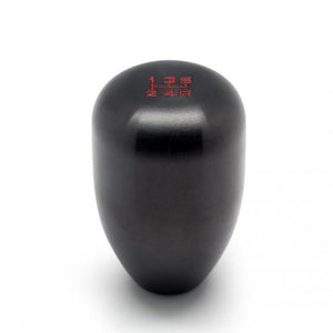 BLOX Racing 5-Speed Billet Shift Knob - Gun Metal, 10x1.5mm Thread Size