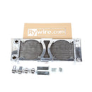 Rywire Tucked Flipable 24x13.25 Inch Tall Radiator for Automotive Applications