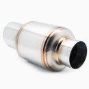 BLOX Racing 2.5-Inch Mini Race Muffler for Automotive Performance