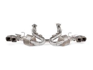 Akrapovic Titanium Slip-On Line for 2020+ Chevrolet Corvette C8