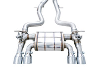 AWE Tuning BMW F8X M3/M4 SwitchPath Cat-Back Exhaust - Chrome Silver Tips