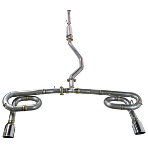 Remark 2022+ Honda 2.0L Civic Sport Sedan (FE2) Catback Exhaust - Dual Stainless Steel Tips
