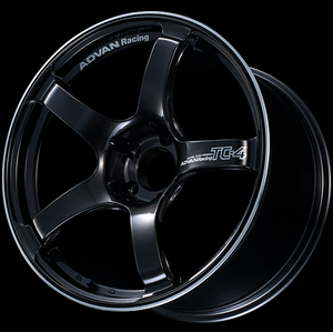 Advan TC4 18x10.5 +15 5-114.3 Racing Black Gunmetallic Wheel (YAD8L15EBGR)