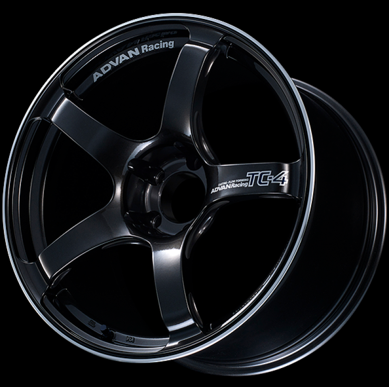 Advan TC4 18x10.5 +15 5-114.3 Racing Black Gunmetallic Wheel (YAD8L15EBGR)