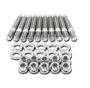 BLOX Racing SUS303 Stainless Steel Intake Manifold Stud Kit M8 x 1.25mm - 55mm Length, 10 Pieces