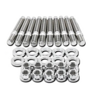 BLOX Racing SUS303 Stainless Steel Intake Manifold Stud Kit M8 x 1.25mm - 55mm Length, 9 Pieces