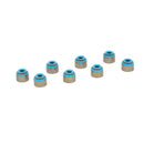 BLOX Racing Honda 5.5mm Valve Stem Seals Blue FKM Set of 16