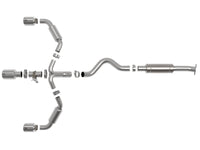 aFe 23+ Toyota GR Corolla L3 1.6L (t) Gemini XV 3in to 2-1/2in Cat Back Exhaust w/ Polished Tips (49-36070-P)