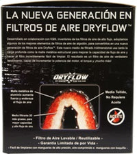 AEM Induction 21-204DK Dryflow Universal Clamp-On Air Filter, 3.5 Inch Diameter