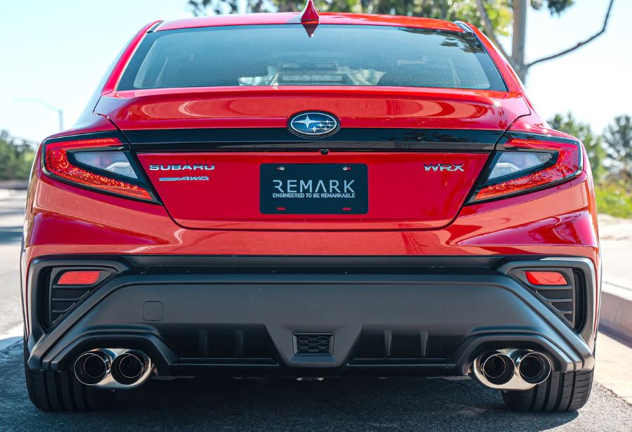 Remark 2022+ Subaru WRX VB Axle Back Exhaust w/Stainless Steel Single Wall Tip (RO-TSVB-SM)