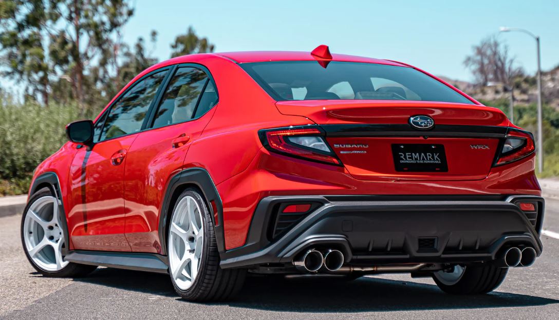 Remark 2022+ Subaru WRX (VB) 4in Axleback Exhaust w/ Stainless Double Wall Tip (RO-TSVB-D4)