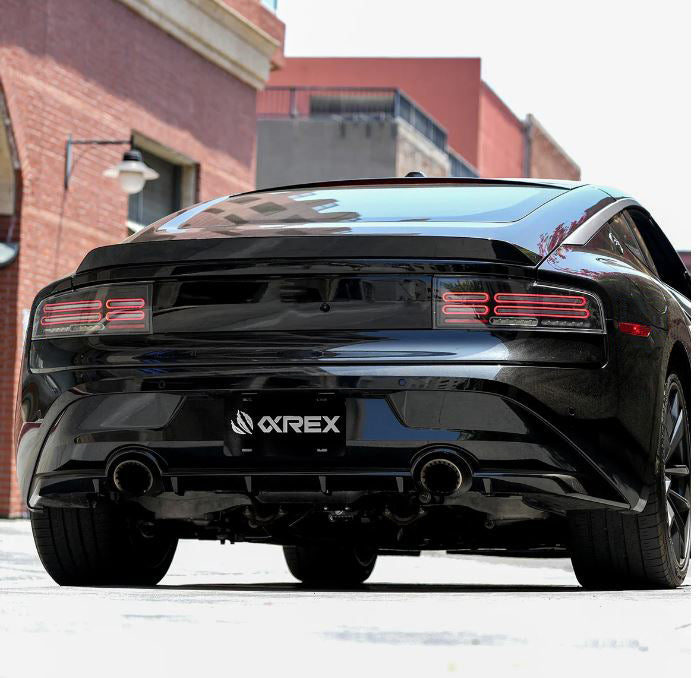 AlphaRex 23-25 Nissan Z Nova-Series Quad-Loop Style Prismatic LED Tail Lights - Alpha Black (691022)