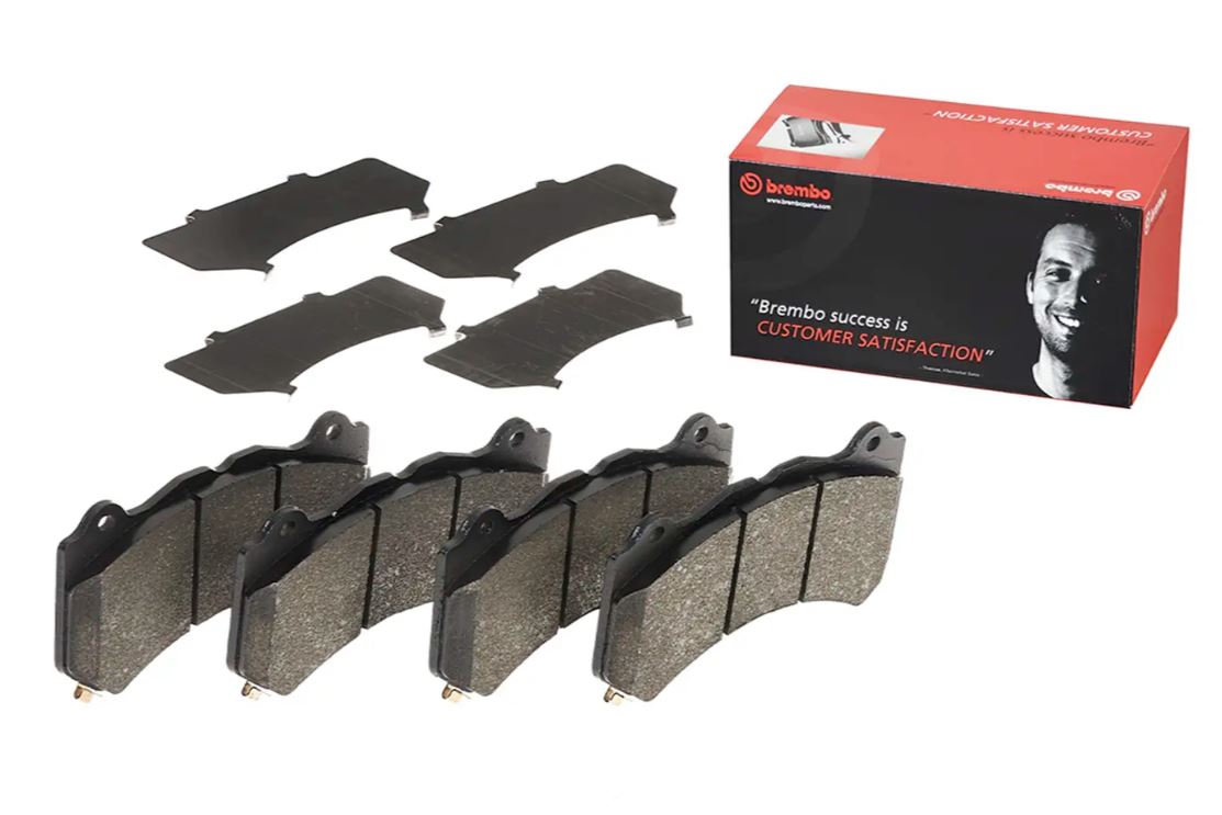 Brembo 09-18 Nissan GT-R/15-19 Chevy Corvette/09-15 CTS Premium Low-Met OE Equivalent Pad - Front (P37018)