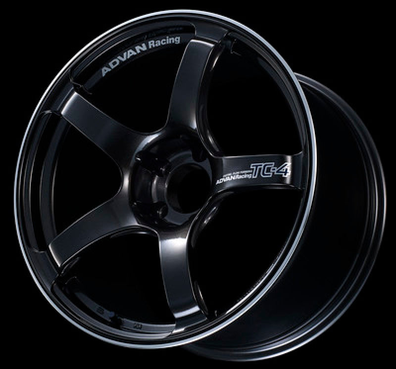 Advan TC4 17x7.5" +40 4-100 Black Gunmetallic & Ring Wheel