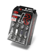 Tuercas Project Kics 12X1.50 Gunmetal Leggdura Racing (logotipo láser) - 20 piezas