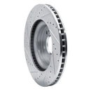 R1 Concepts Genesis G70 Front Right Drilled & Slotted Silver Brake Rotor (Part Number: RNC631-21040R)