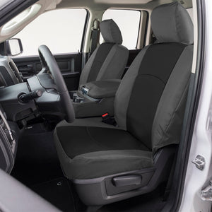 Covercraft 17-24 Nissan Armada Endura PrecisionFit Custom Front Row Seat Covers - Black/Charcoal (GTN676ABENBC)