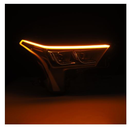 AlphaRex 22-25 Toyota Tundra LUXX-Series Proj. Headlights Black (Req. Converter 810029 OR 810030) (880874)