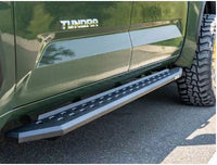 Go Rhino 2022+ Toyota Tundra Crew Max RB20 Slim Running Board + Brackets - Bedliner Coating (69443687ST)