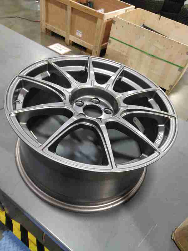 SSR GTX01 18x8.5 5x114.3 44mm Offset Dark Silver Wheel — Scratch & Dent