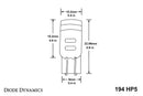 Diode Dynamics 194 HP5 LED Bulb - Warm White - High Power Replacement for Audi S5 and Volkswagen Passat