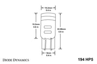 Diode Dynamics 194 HP5 LED Bulb - Cool White - Reliable High Power Replacement