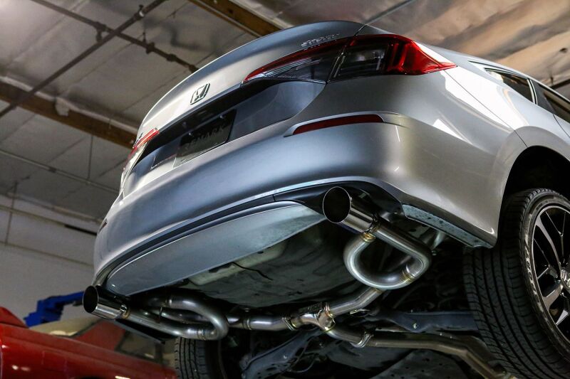 Remark 2022+ Honda 2.0L Civic Sport Sedan (FE2) Catback Exhaust - Dual Burnt Stainless Steel Tips