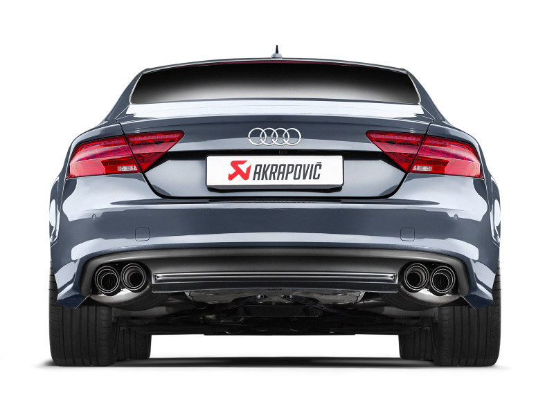 Akrapovic Evolution Line Titanium Cat Back Exhaust System for 2013-2017 Audi S6 and S7 Models