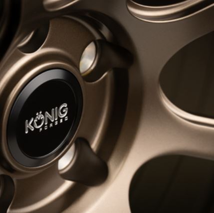 Konig Forged F6SX 18x10 5x120 ET40 Race Bronze Wheel (Knurled Bead) (F6SX08520408)
