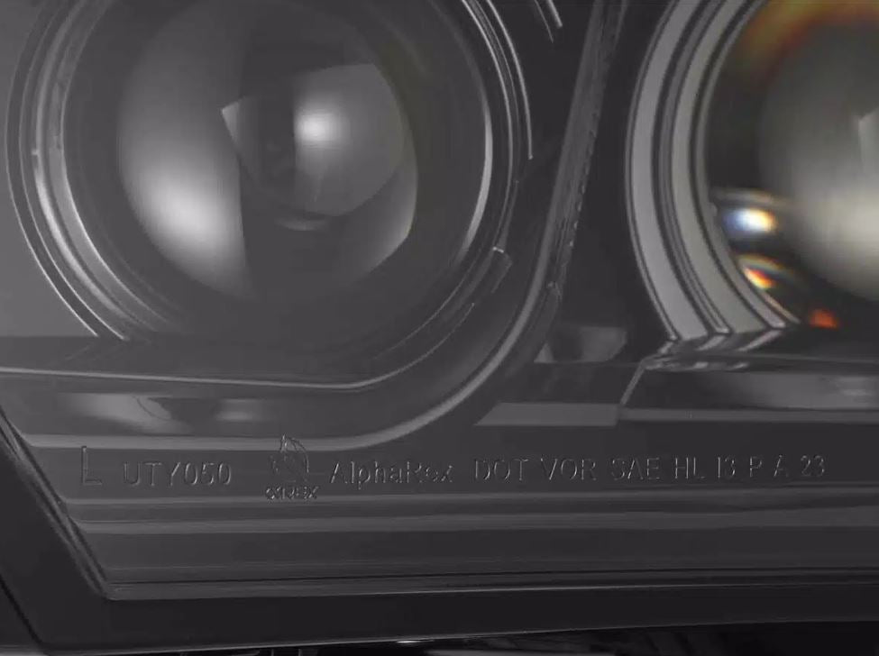 AlphaRex 22-23 Toyota Tundra Serie LUXX Proj. Faros delanteros Alpha-Black (Req. Conv 810029 O 810030)